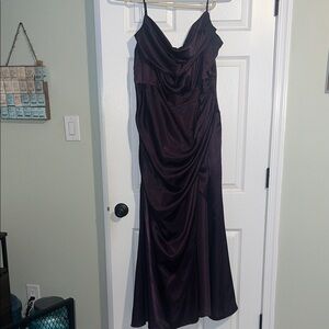 Elegant Plum Prom Dress